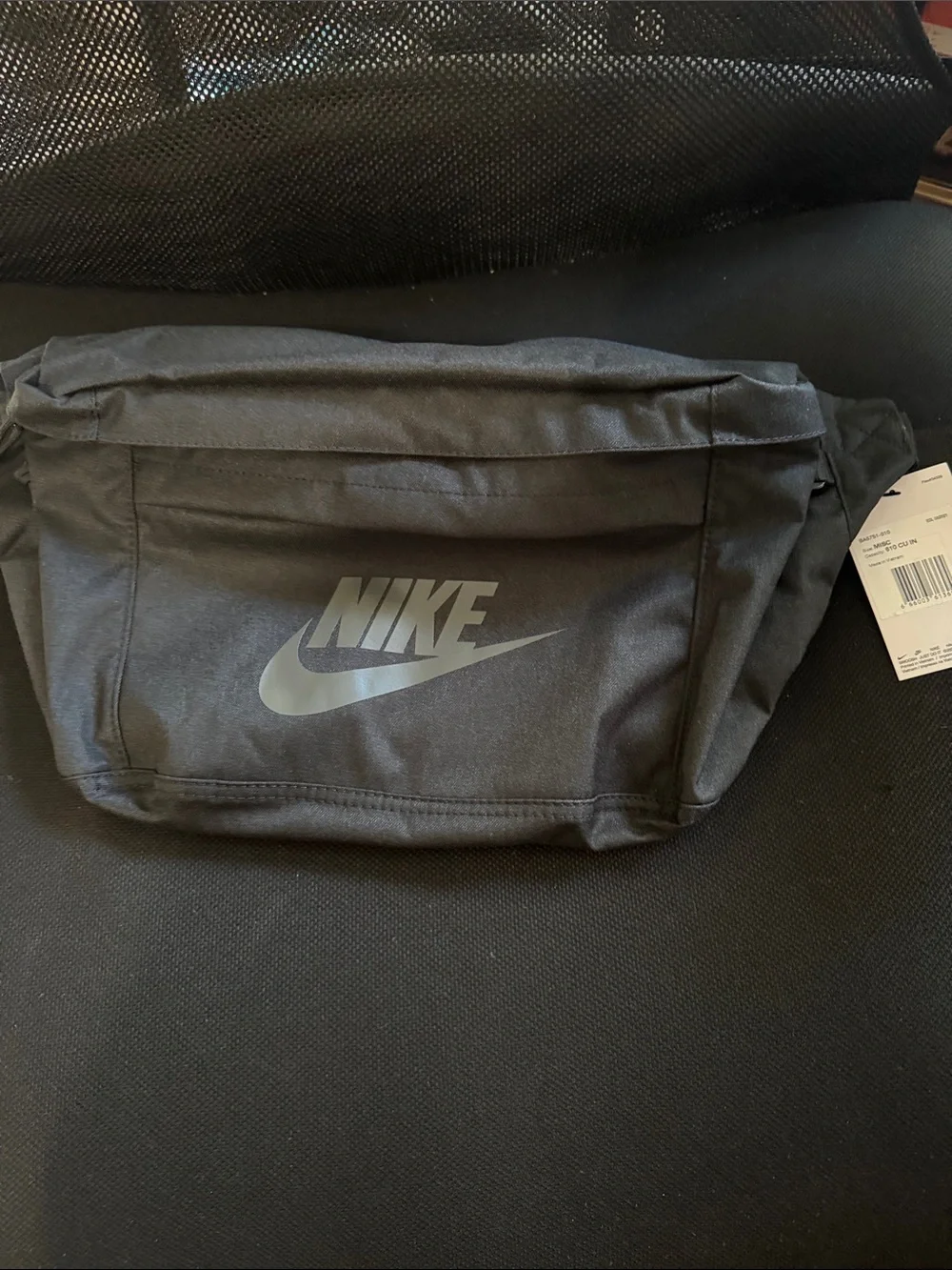 Nike Men’s Black Reflective Logo Waist Pack